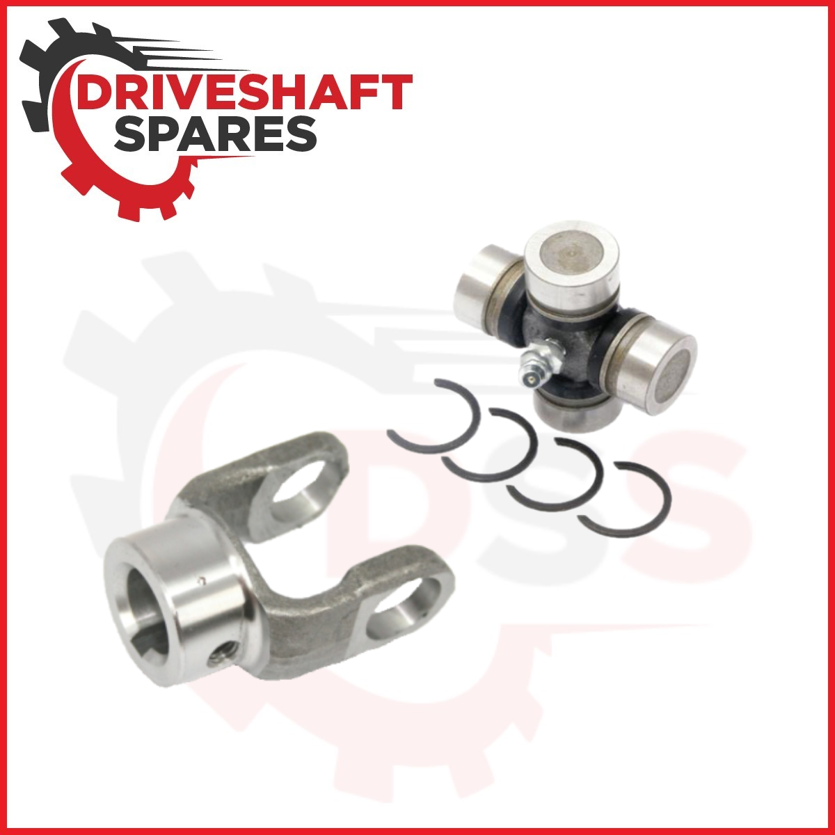Universal Joint Assembly 5-170X +1000 10-4-123 Yoke Ø1.250"x 0.312 Keyway.