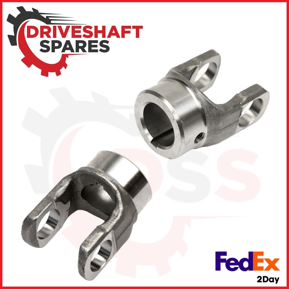Universal Joint Assembly 1X 5-170X + 2X 1000 Yoke 10-4-183 1.250"x .250 Keyway - Image 2