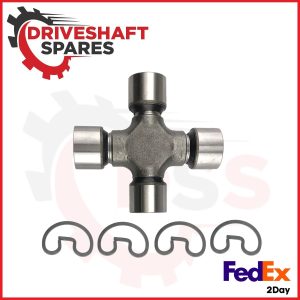 NEW 2-143 Greaseable Universal Joint 1350 to 1410 Series with Outside Snap Rings