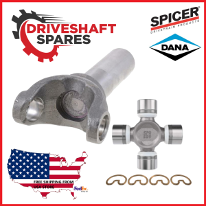 2-3-02278X DANA SPICER Transmission Slip Yoke and 5-1330X DANA SPICER U-Joint.