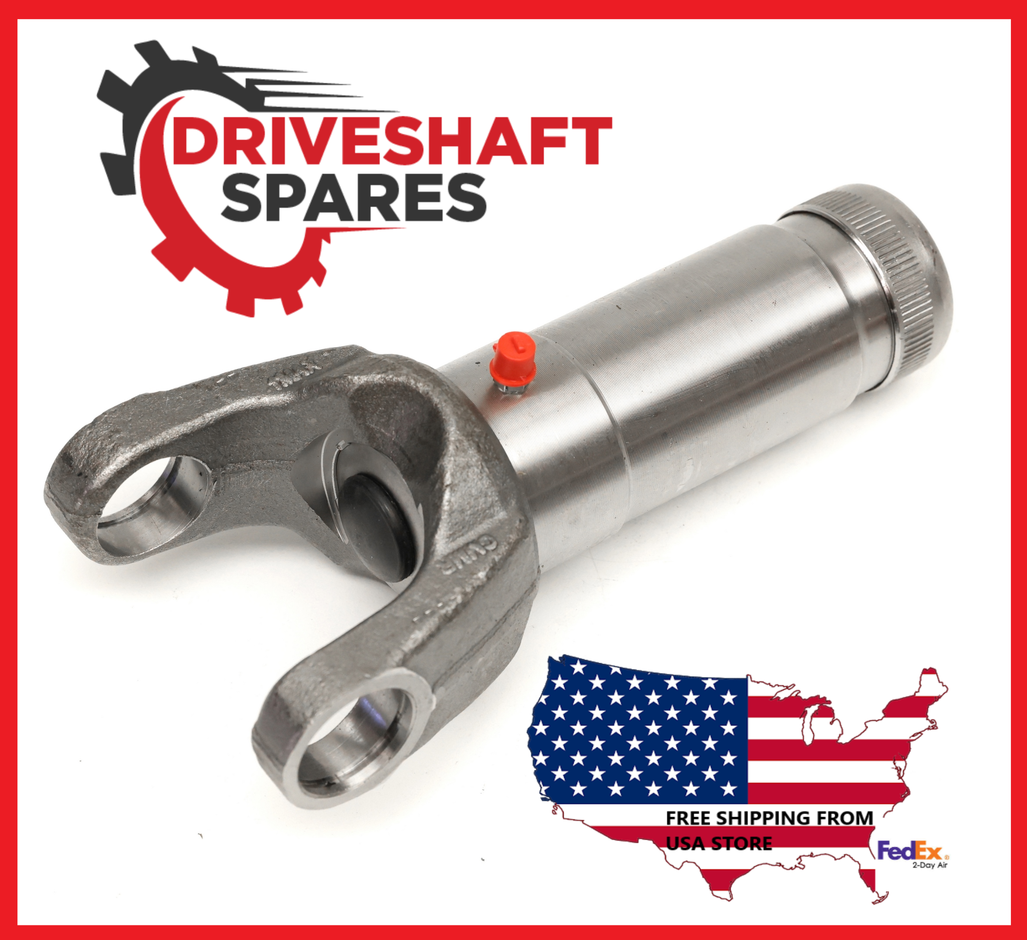 FORGED 2-3-5221KX Slip Yoke 1310 series Ø1.375x16 spline 6.875 Centerline to End