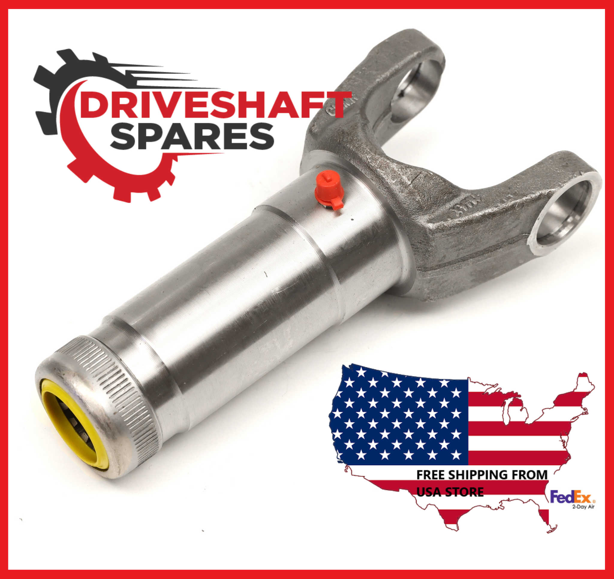 FORGED 2-3-5221KX Slip Yoke 1310 series Ø1.375x16 spline 6.875 Centerline to End - Image 2
