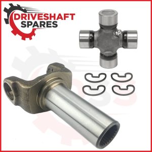 2-3-6081X Transmission Slip Yoke + 5-153X U-Joint for Turbo GM 350/TH350/700R4