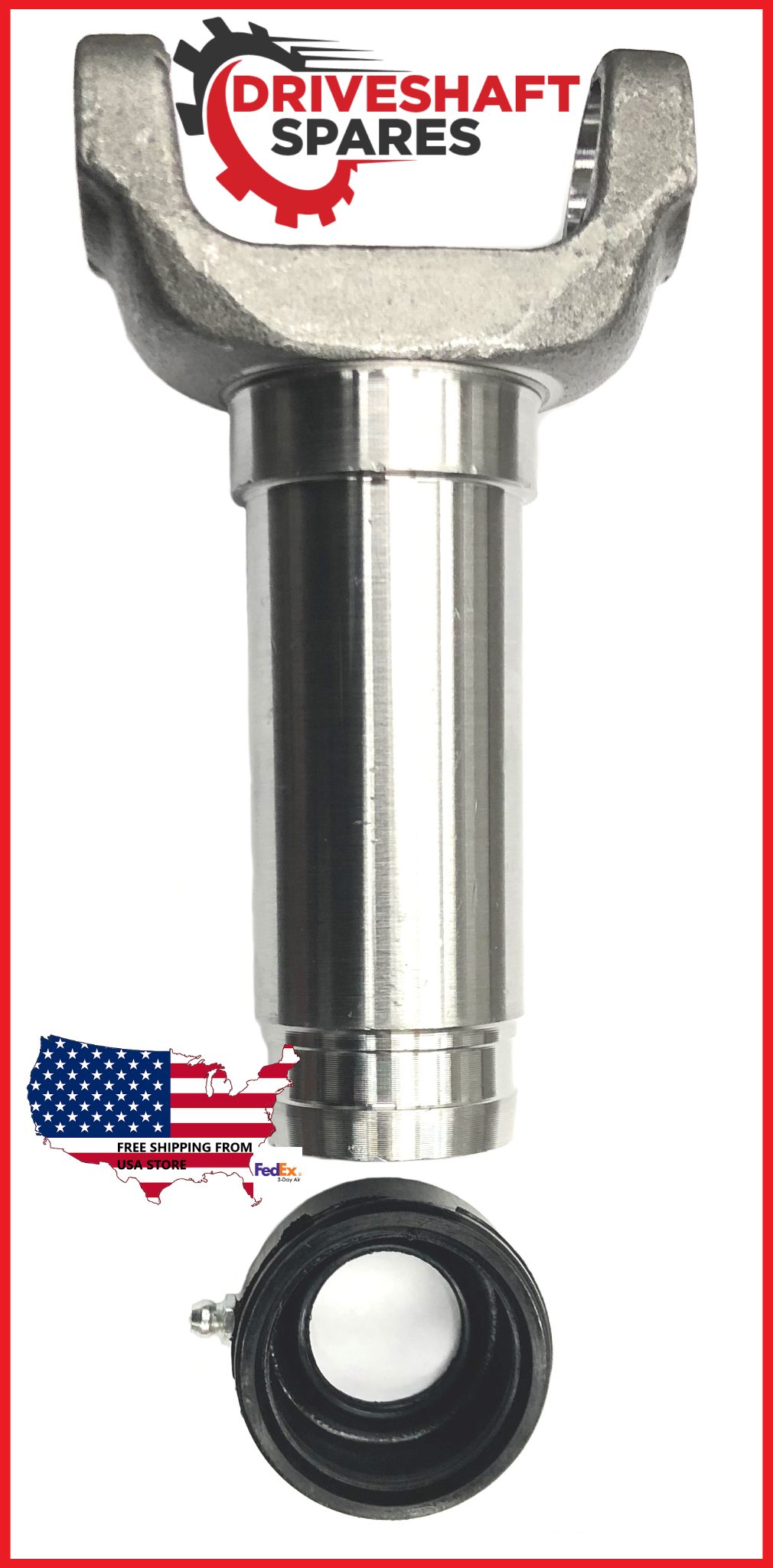 BRAND NEW 1330 Series 2-3-7681KX Slip Yoke 1.375 x16 spline 6.625 Center to End