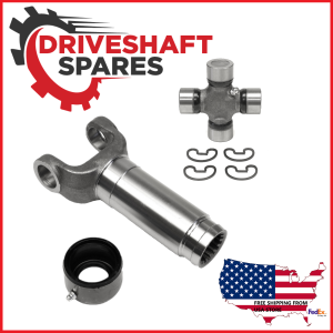 2-3-8001KX, Slip Yoke 1310 series, 1.375x16 spline + 5-153X U-Joint 1310 Series.