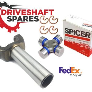 2-3-8251,1310 SPICER U-joint 5-153X + Trans Yoke 28 Spline T9 & T10 FORD Tremec