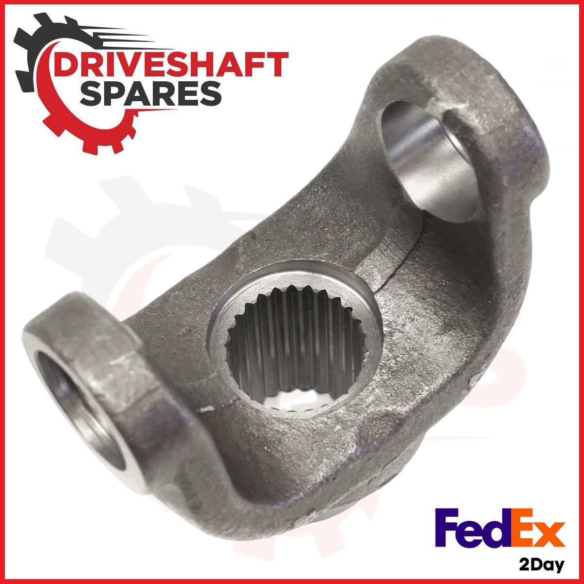 2-4-02009 End Yoke Splined Bore 1330 Series Strap Style 1.146x26 spline - Image 3