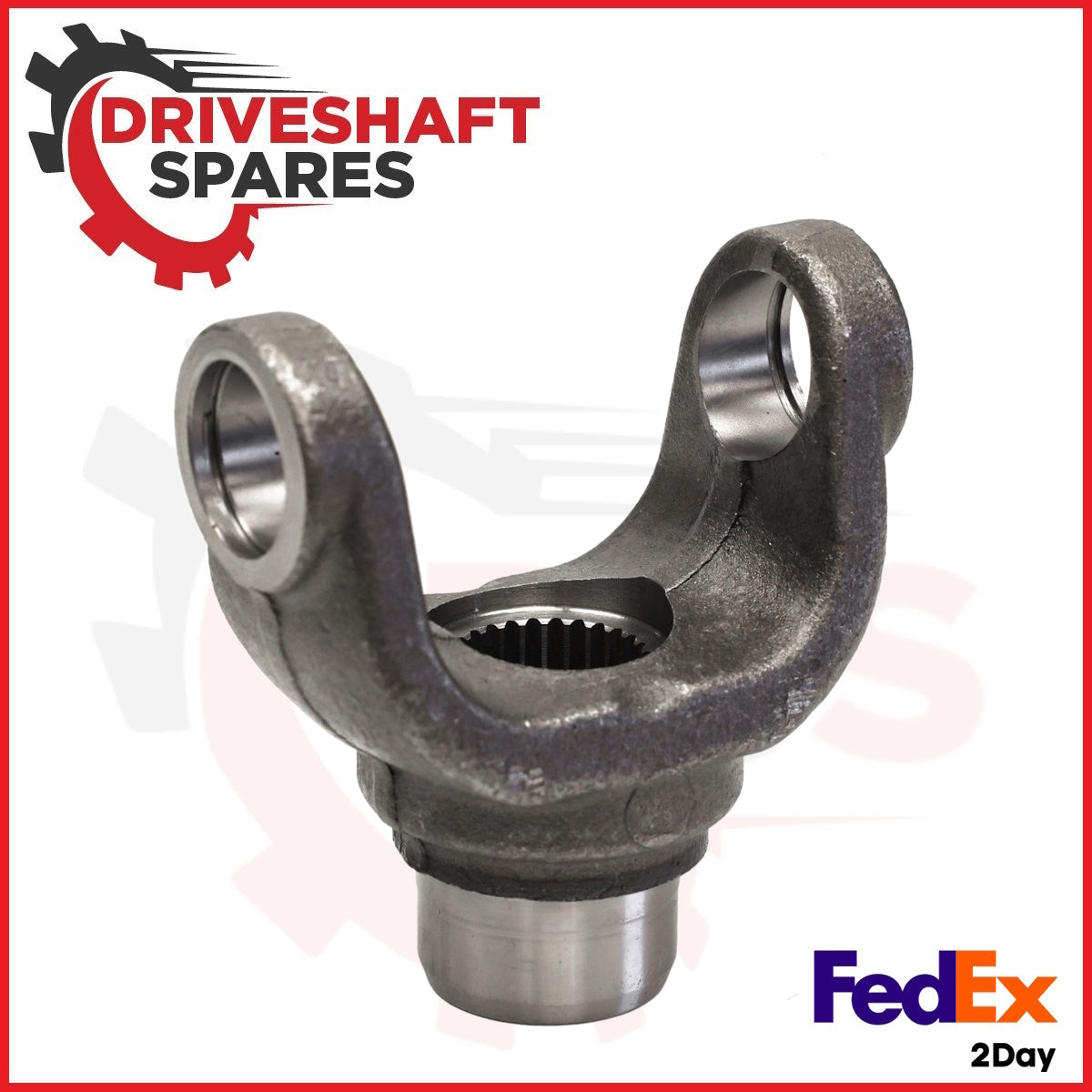 2-4-02009 End Yoke Splined Bore 1330 Series Strap Style 1.146x26 spline - Image 2