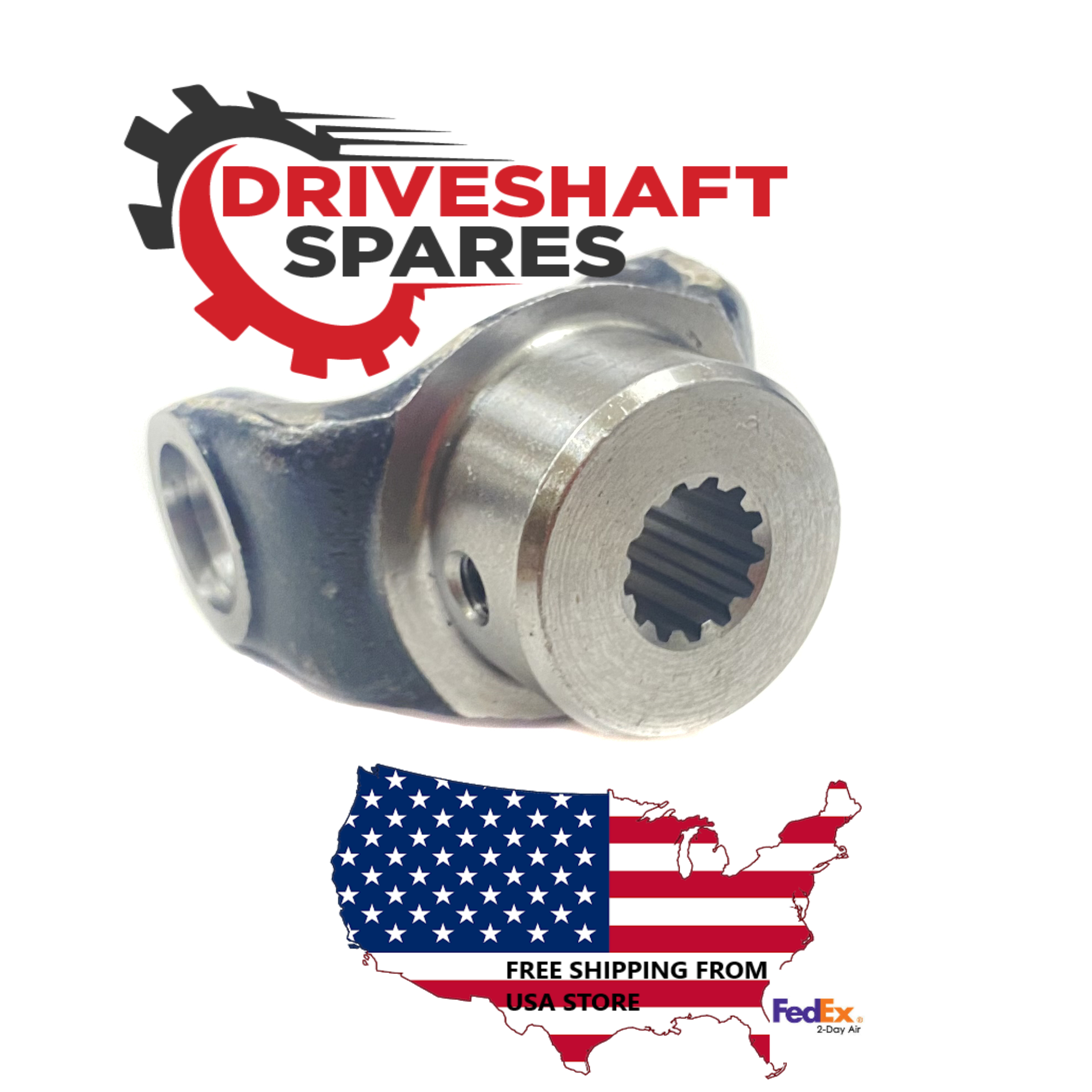 BRAND NEW 2-4-3331, 1310 Series End Yoke 13 Spline - Major Dia 0.878"