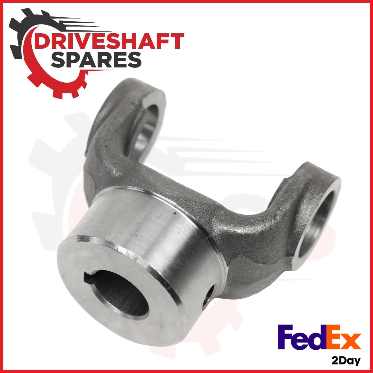 2-4-583, End Yoke - Round Bore 1310 Series, 0.875 Bore 0.250 keyway, 2.00 - Image 3