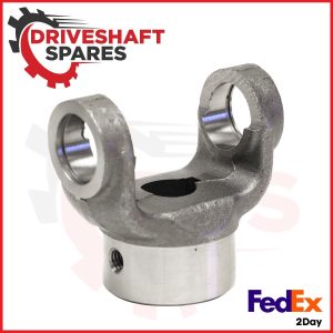 2-4-583, End Yoke - Round Bore 1310 Series, 0.875 Bore 0.250 keyway, 2.00