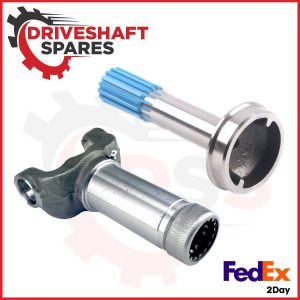 2-3-7961KX , 1330 Series Slip Yoke + 2-40-1521, Spline Stub Tube Shaft.