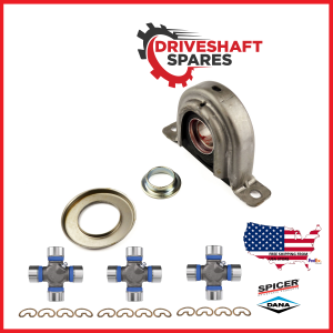 NEW 211175X CARRIER BEARING + 3 SPICER U-JOINTS Kit fit'sFORD F250 F350 2WD