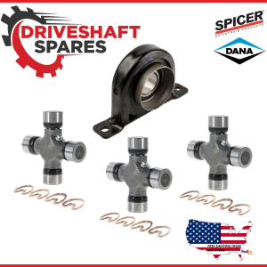 212258-1X, Center Bearing Titan Navara + 5-160X, SPICER U-Joint (X3) - 1410.