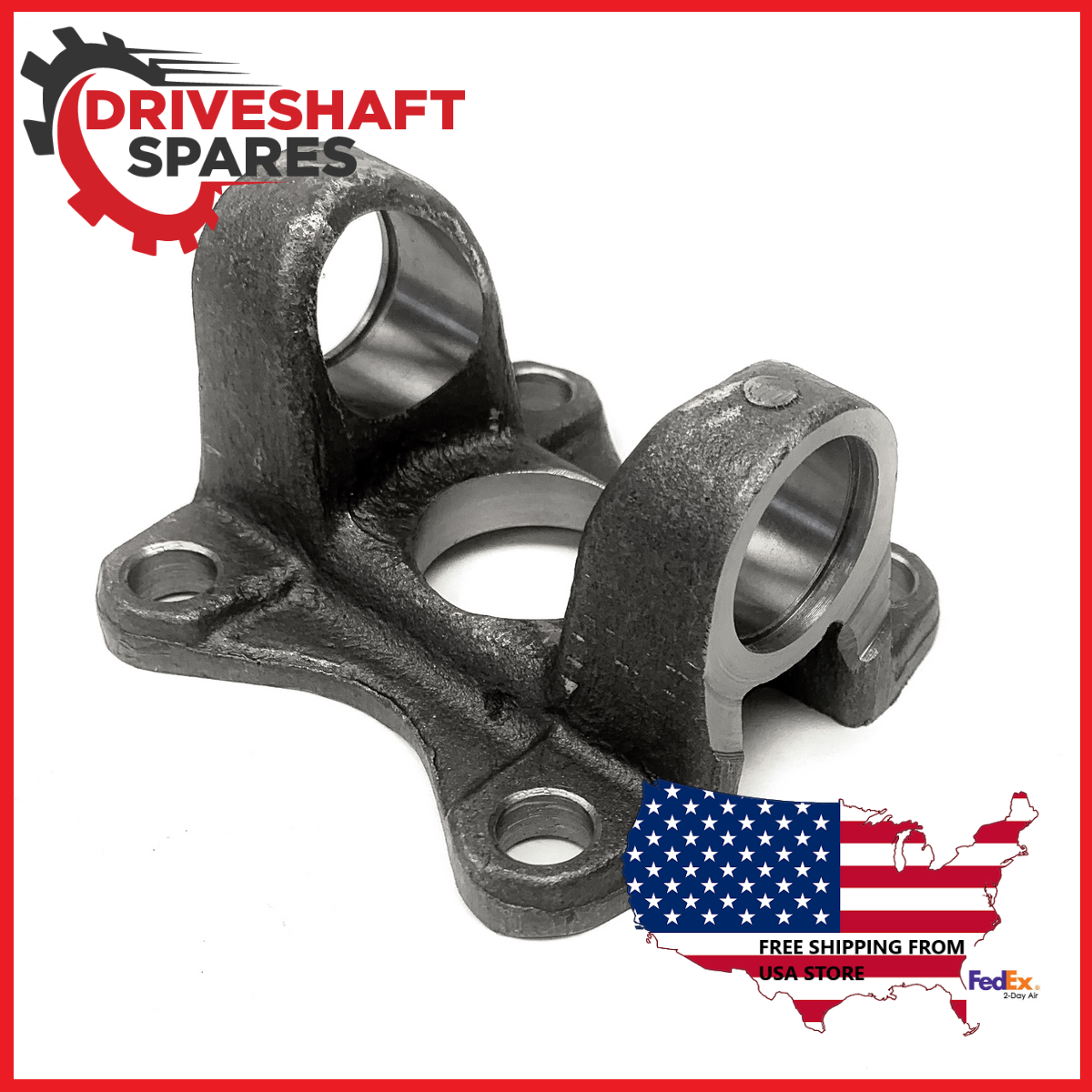 Drive Shaft Flange Yoke 1350 Series, 4.25 In Bolt Circle + Spicer 5-178X - Image 3