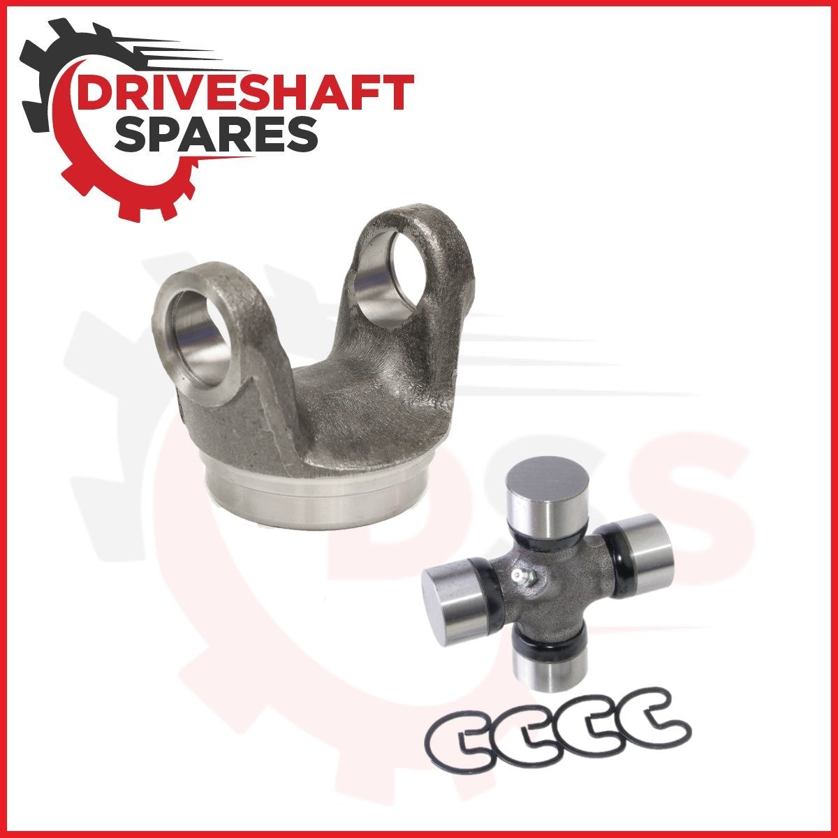 3-28-57 Tube Weld Yoke, 3.000 X .083 tube + 5-178X U-Joint - 1350 Series
