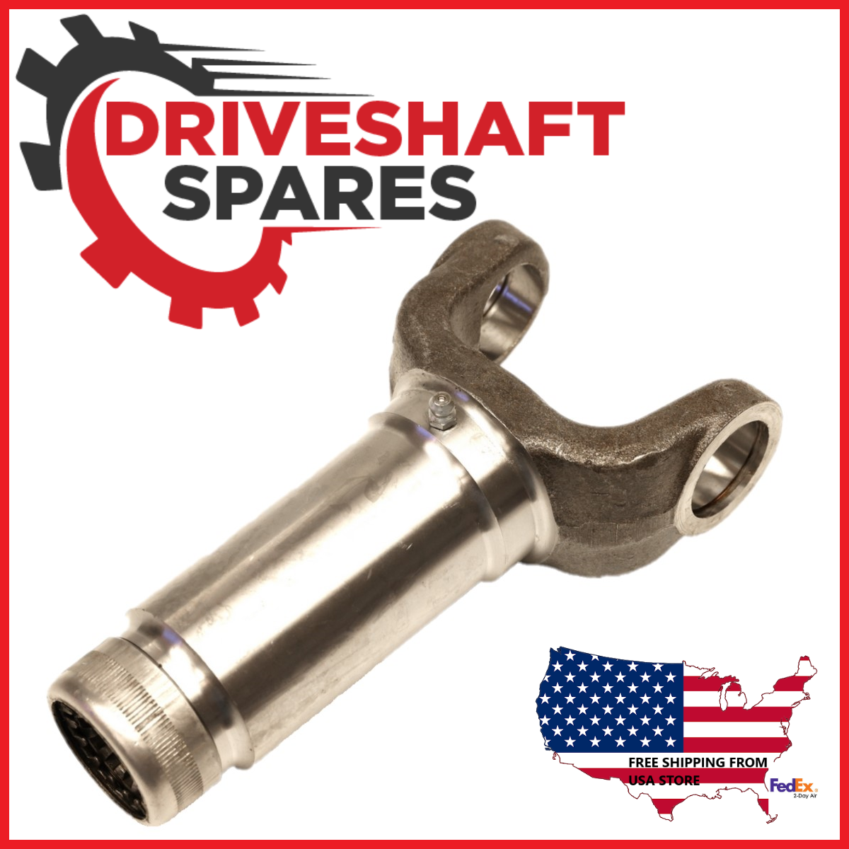 3-3-2591KX, Slip Yoke 1350 Series, Ø1.375x16 Spline 6.625 Centerline to End. - Image 2