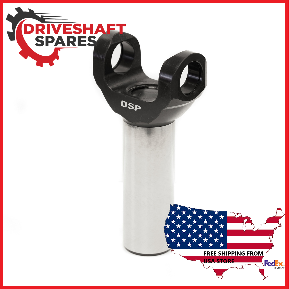 Yoke 1350 Series 32 Spline - Chromoly Black - TH400, 4L80-E, Muncie M20, 21 & 22