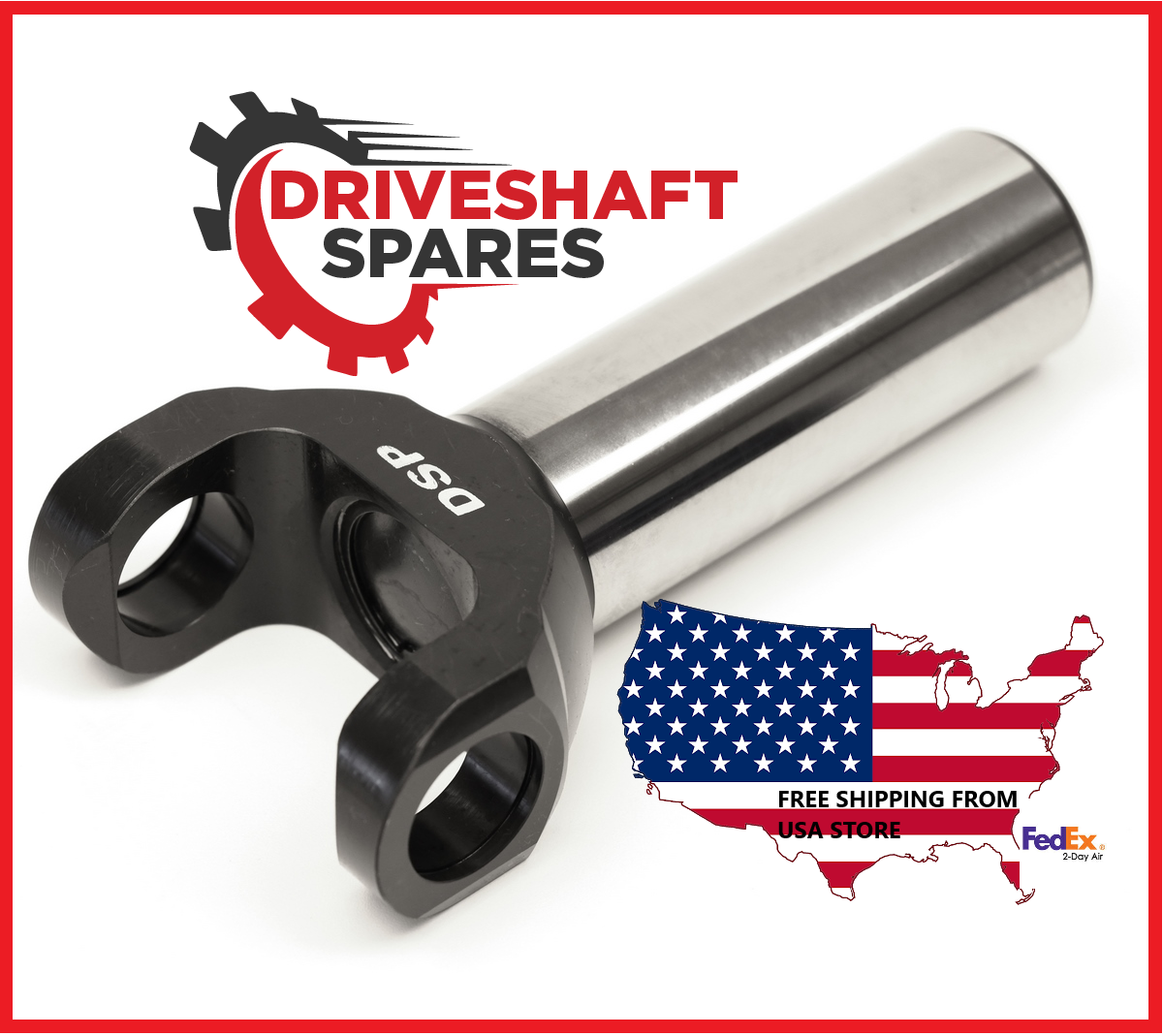 Yoke 1350 Series 32 Spline - Chromoly Black - TH400, 4L80-E, Muncie M20, 21 & 22 - Image 3