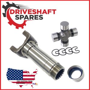 3-3-8081, Trans Slip Yoke 1350 Series + 5-178X, Universal Joint 1350 Series.
