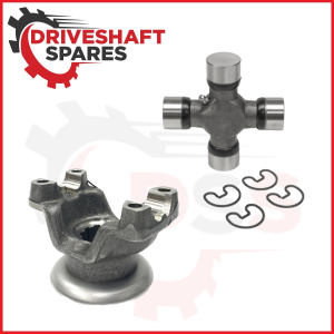 3-4-6631X, 1410 Series End Yoke Splined Bore + 5-160X, 1410 Series, U-Joint.