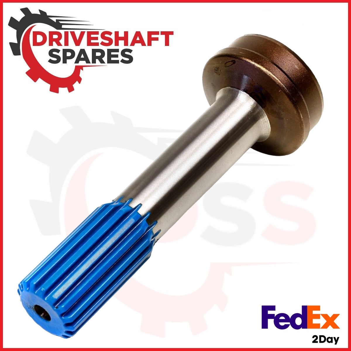 3-40-1222 Driveshaft Stub Tube Shaft 1.500 x 16 spline 2.750 x .083 Tube - Image 2