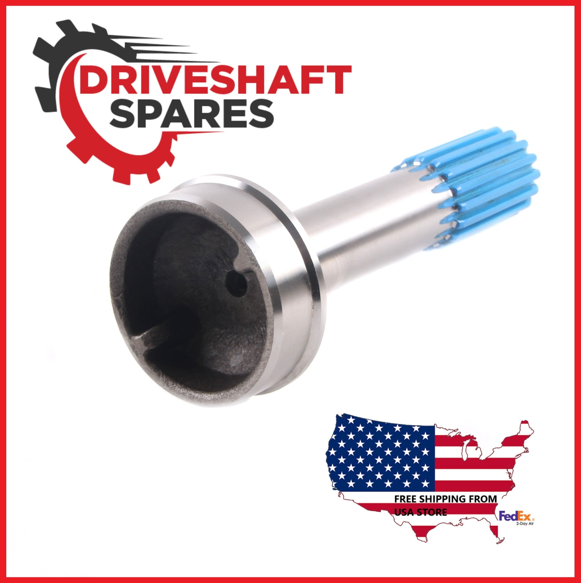 3-40-1611 + 3-3-508KX Spline Stub Tube Shaft & Driveshaft Slip Yoke 1410 Series - Image 2