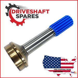 3-40-1611  Splined Stub Tube Shaft Ø1.500x16 spline, Ø3.000 X .083 Tube