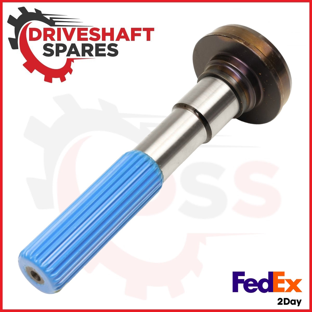 Splined 3-53-2571 Midship Tube Shaft 1.562x24 spline, Ø3.500 X .083 tube