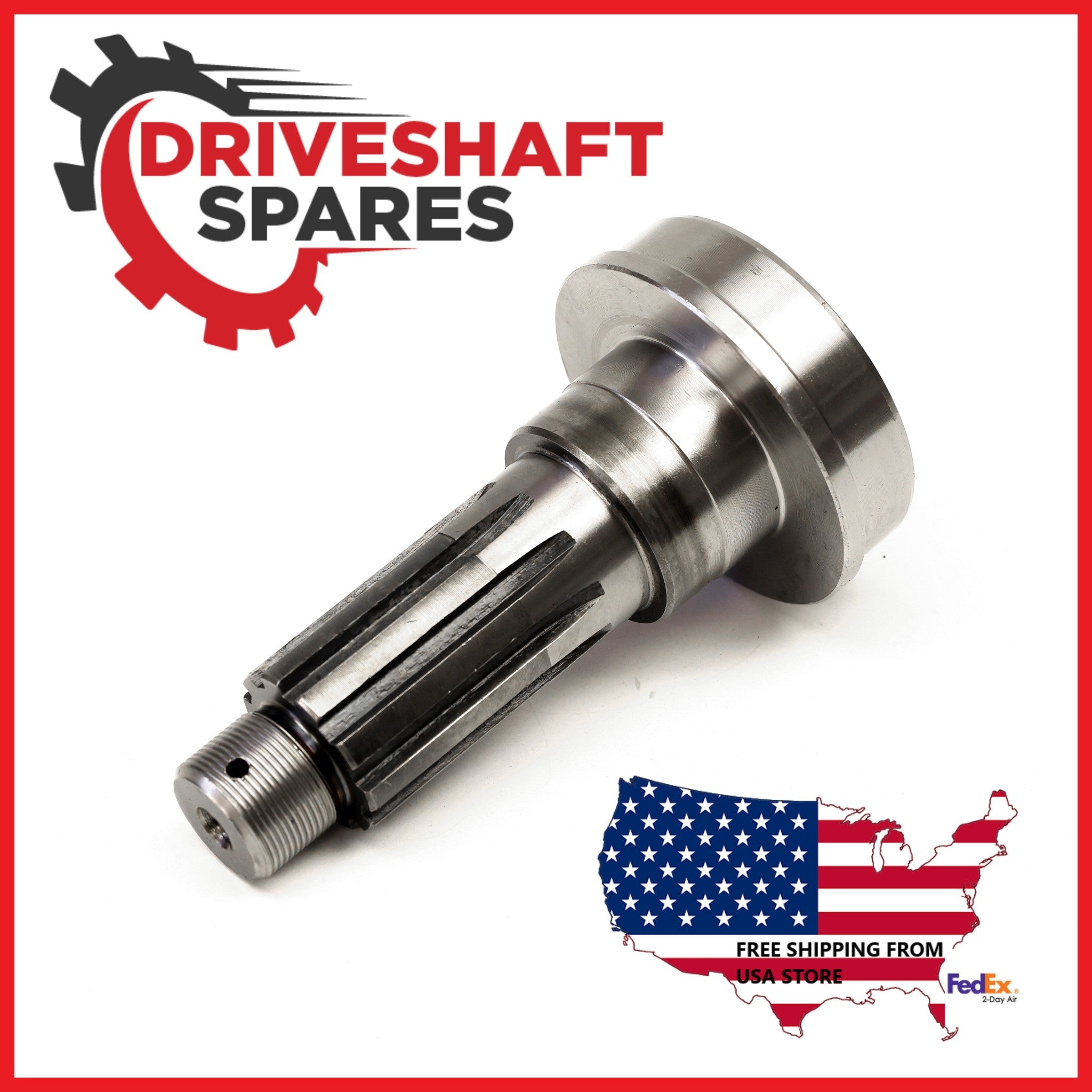 3-54-611, Splined Midship Tube Shaft 1.375x10 spline, Ø3.000 X .083 tube.