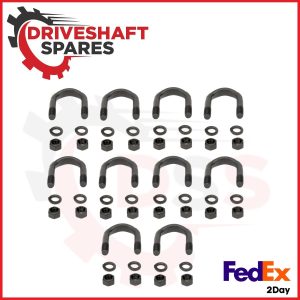 10 Pack 3-94-18X Universal Joint U-Bolt Kit 1350/1410 Series (0.375-24.000)
