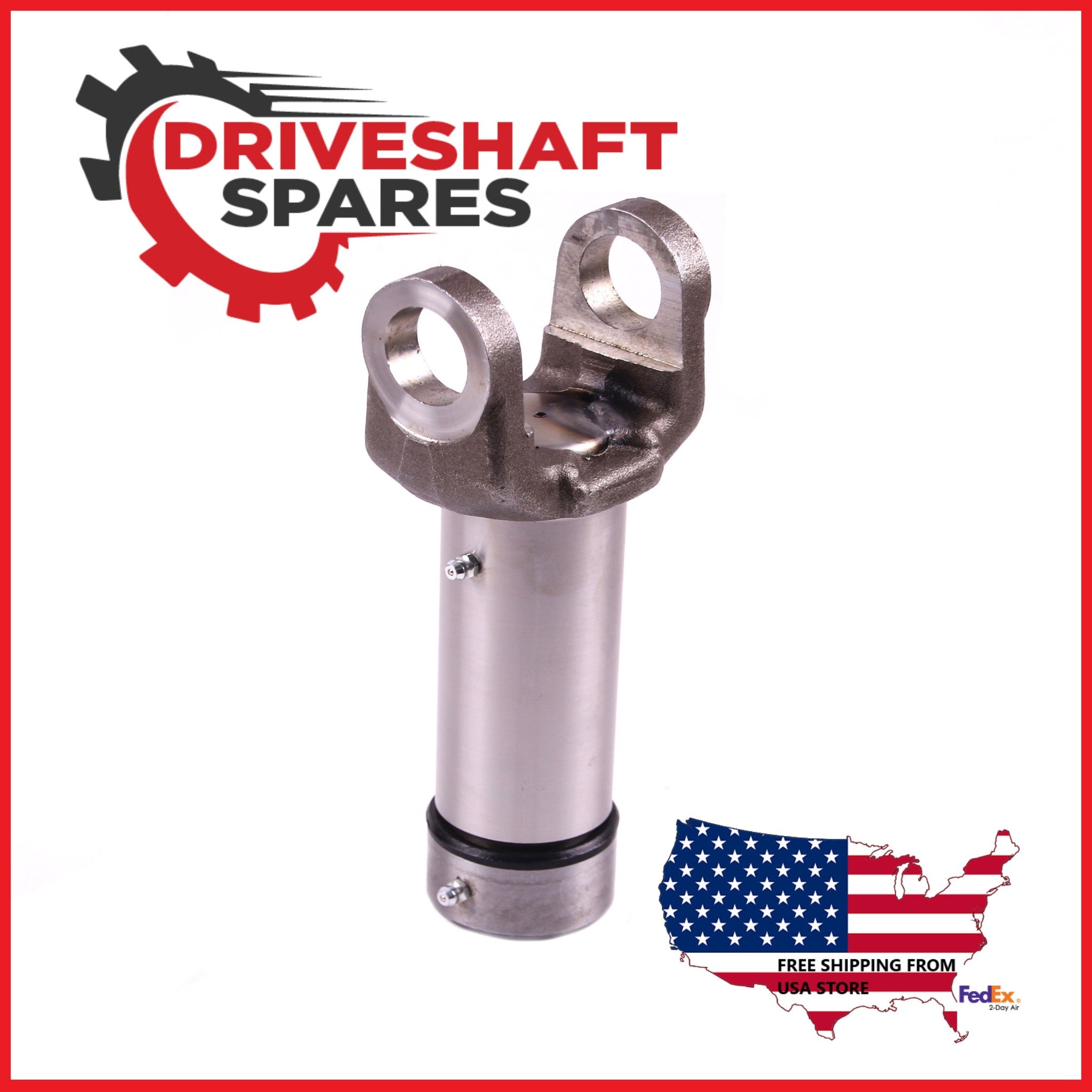 3R-3-9170KX, 3R Series Slip Yoke, Ø1.375x16 spline 7.375 Centerline to End.