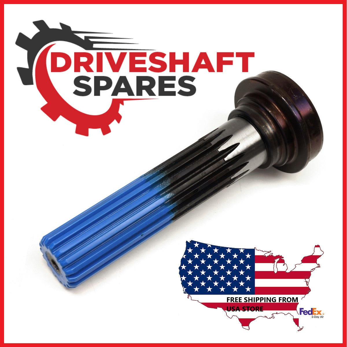 4-53-61, 1550 Series Splined Midship Tube Shaft 1.750x16 spline, (3.500 X .095) - Image 2