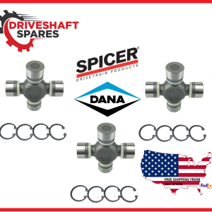Spicer 5-1330X U-Joint Universal Joint set of x3 with snap-rings Lube for Life
