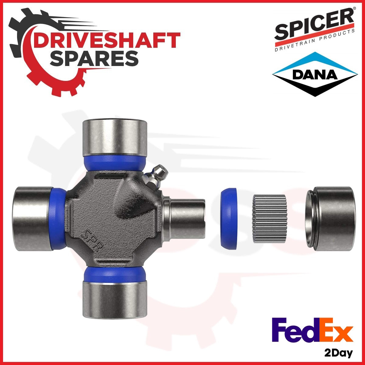 2-2-1309 Flange Yoke 1310 series + 5-153X SPICER U-Joint 1310 Series (KIT) - Image 5