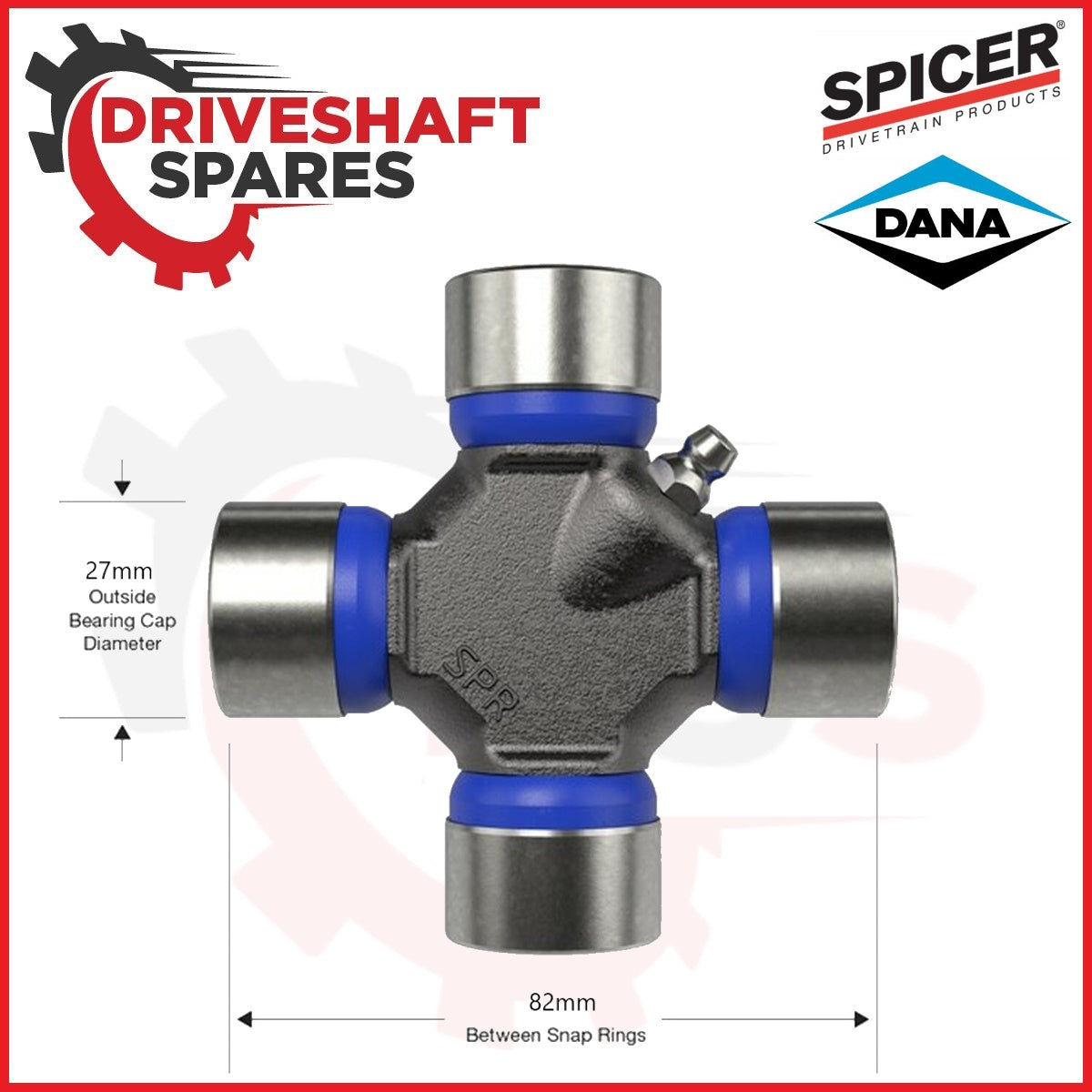 2-2-1309 Flange Yoke 1310 series + 5-153X SPICER U-Joint 1310 Series (KIT) - Image 4