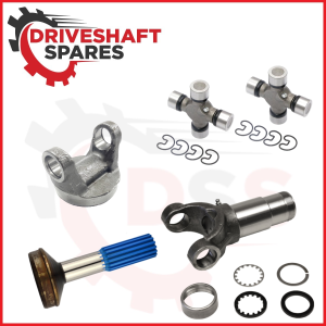 1410 Kit Assembly, 2x U-joints, Slip Yoke,  Weld Yoke and Splined stub to fit.