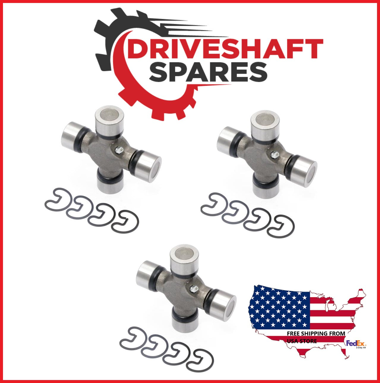 211359X, Center Bearing Ford / Dodge + 5-160X, U-Joint's Kit - FORD F250 F350. - Image 3