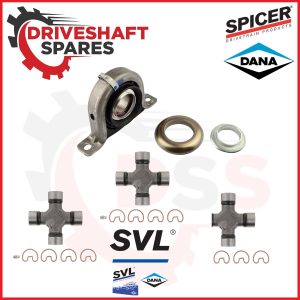 Spicer Rear Carrier Bearing And U-Joint Kit Ford F250 F350 Superduty (2008-17)