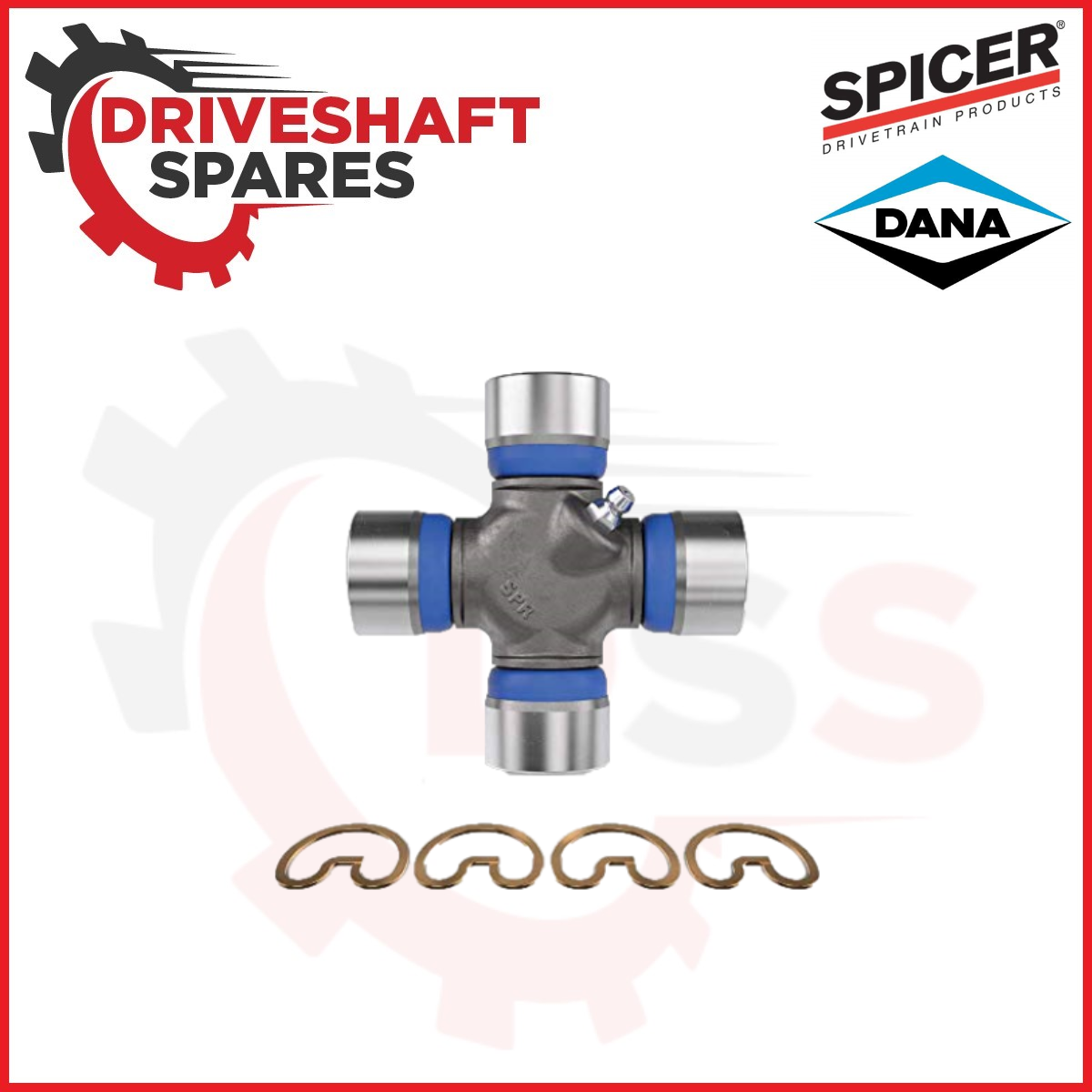 3-3-2431X Transmission Slip Yoke 1350 Series + a 5-178X SPICER U-Joint. 32 splin - Image 3