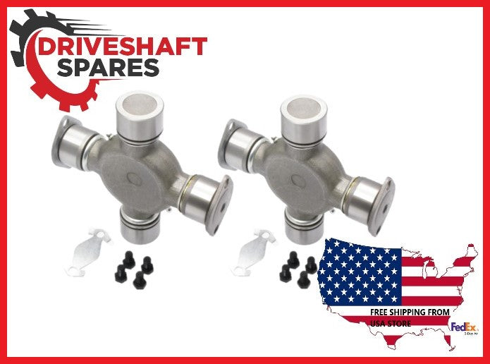 TWO X NEW 5-676X Half Round Combination Greaseable Universal Joint 1810 Series