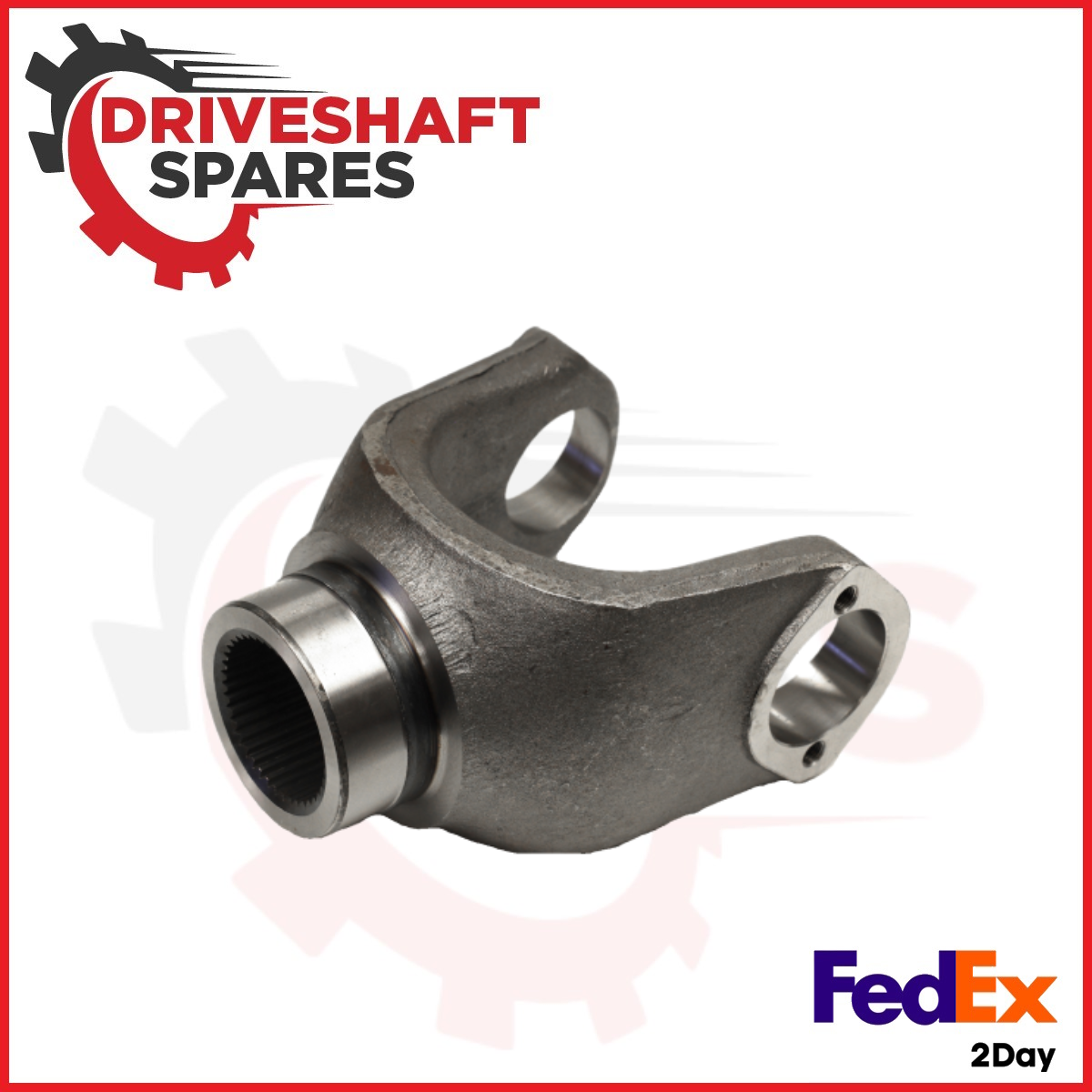 6-4-7551 End Yoke - Splined Bore 1710 series, Bolt Plate Style 41 Spline - Image 2