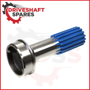 6-40-711, Splined Stub Tube Shaft 2.500x16 spline, 4.000 X .134 Tube (8.438").