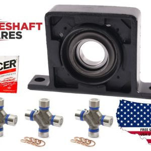 Dodge Dakota 2000-2010 Driveshaft Rebuild Kit Universal Joints  & Center Bearing
