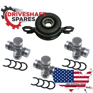 CENTER BEARING & 3 U-Joints for KIA SORENTO 2WD Center Support Bearing & 3 U-Jnt