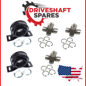 CBLR (X2) Center Bearing,  Land Rover Freelander (96-06) + 5-111X, U-Joint (X3)