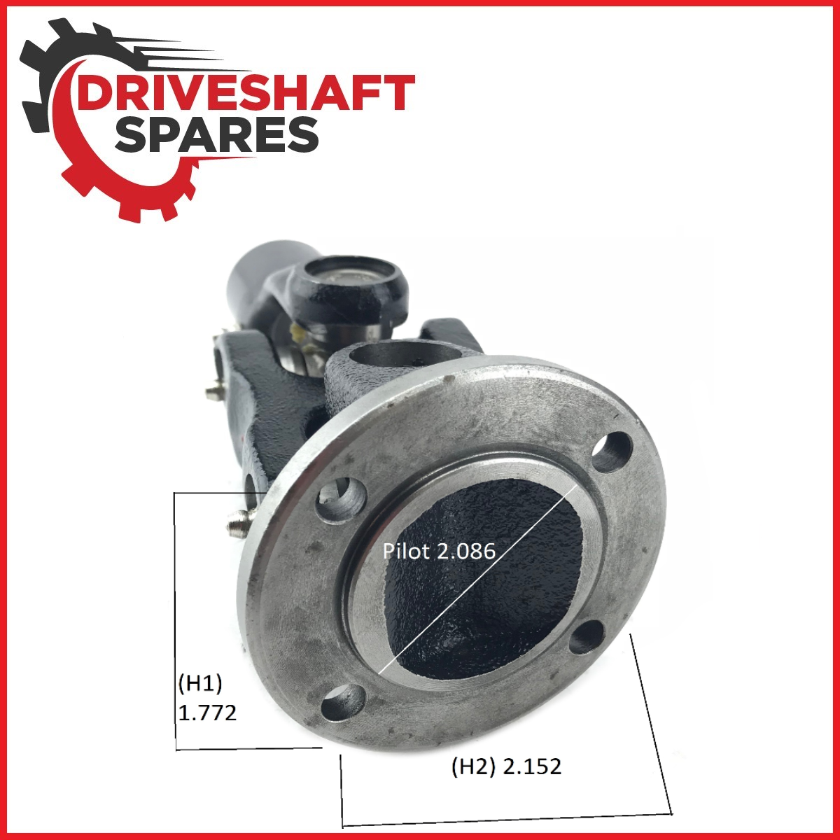 Industrial Forklift Driveshaft Assembly - 168.8mm 4 Ton (Z2) TCM -15 Splines. - Image 2
