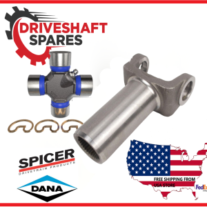 GM Turbo 400, TH400, MUNCIE 4L80E SUPER T10 TRANSMISSION YOKE + 5-153X SPICER UJ