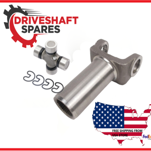 GM Turbo 400, TH400, MUNCIE 4L80E SUPER T10 TRANSMISSION YOKE + 5-153X UJ 369