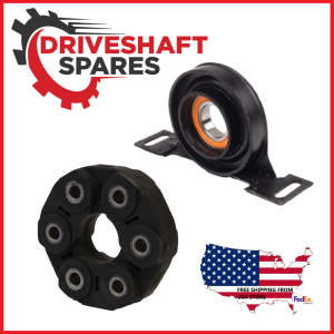 Rubber Coupling + Rear Driveshaft Center Bearing Kit for BMW 3' E46 1999-2006.